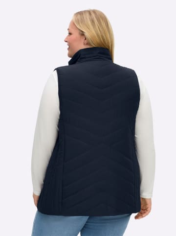 sheego Steppweste in tiefblau