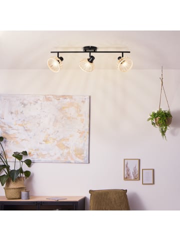 Brilliant Spotrohr, 3-flammig Norah 22x71x15 cm in schwarz/natur