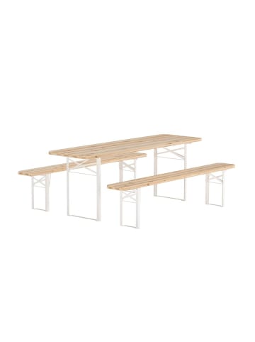 ebuy24 Gartenset Guiness Natur 60 x 200 cm