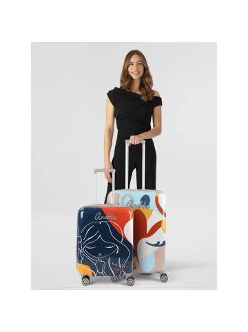 Anekke Eikon 4 Rollen Kofferset 2-teilig mit Dehnfalte in mehrfarbig