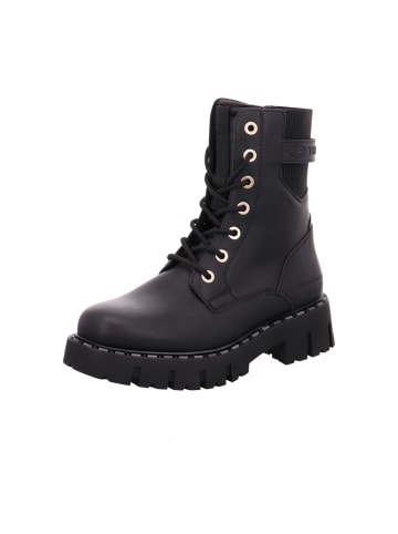 Tom Tailor Schnürstiefeletten in Schwarz