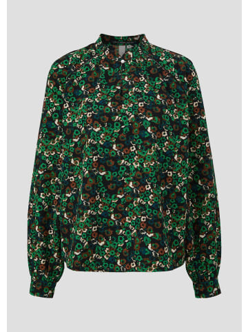 QS Bluse in 76A5_smaragd