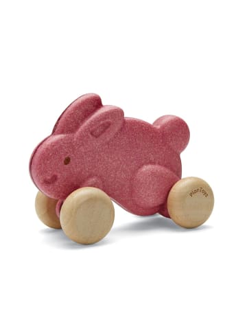 Plan Toys Hase auf Rädern rosa ab 12 Monate