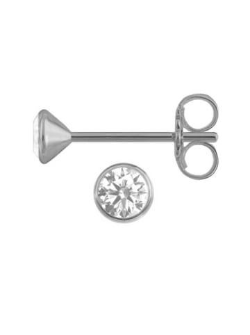 schmuck23 Silber Ohrringe 925 Zirkonia 0,4 cm