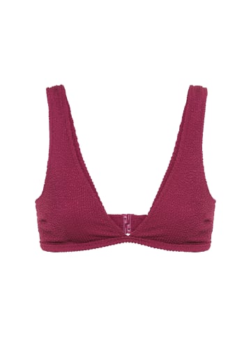 LSCN BY LASCANA Triangel-Bikini-Top in dunkle Beere