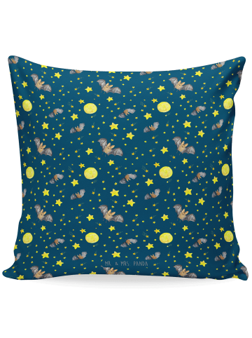 Mr. & Mrs. Panda Kissen 40x40 Fledermaus Flügel ohne Spruch in Blau