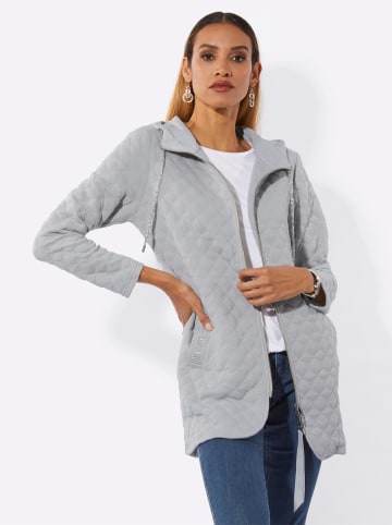 creation L Sweatjacke in hellgrau