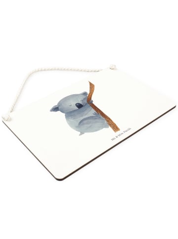 Mr. & Mrs. Panda Schild Koalabär ohne Spruch in Weiß