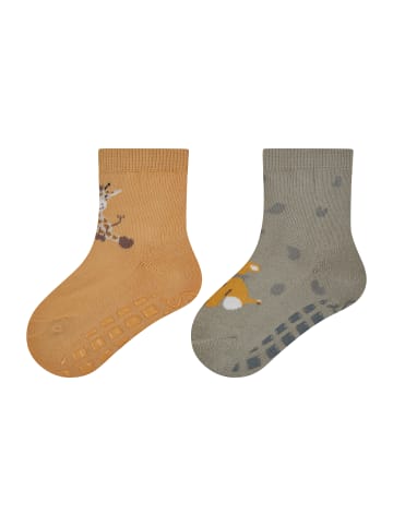 Sterntaler ABS Socken 2er-Pack Safari in ocker