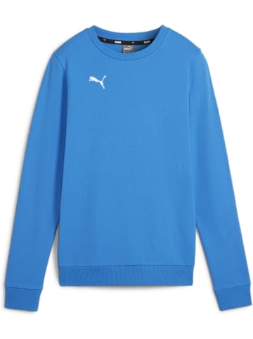 Puma Pullover "TeamGoal CasuaLongsleeve Crew Neck Sweat Wmn" in Blau