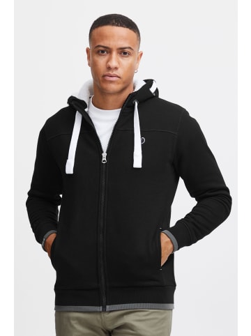 !SOLID Sweatjacke SDBenjaminZip 21102540ME Sweatshirtjacke mit gefütterter Kapuze in Schwarz
