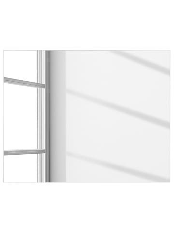 home24 home24 Wandspiegel aus beschichteter Spanplatte in Anthrazit, 88 x 70 x 2 cm in Anthrazit