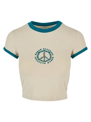 Urban Classics Cropped T-Shirts in softseagrass/watergreen