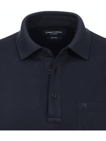 CASAMODA Polo-Shirt uni in Blau