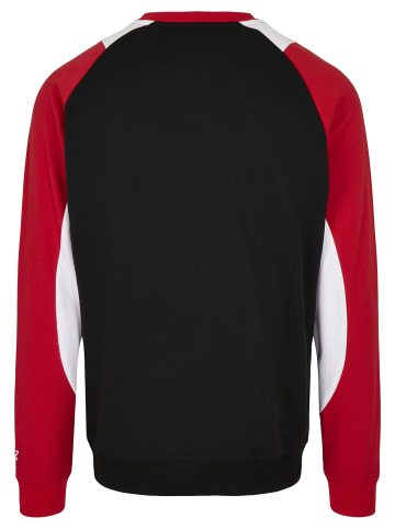 STARTER Sweater in black/cityred/white