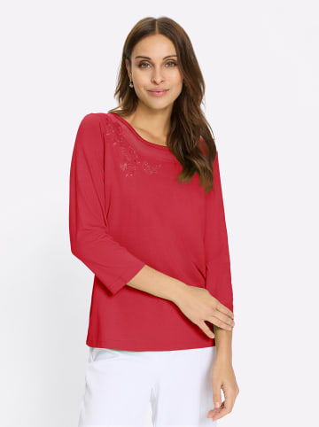 WITT WEIDEN Rundhals-Shirt in erdbeere