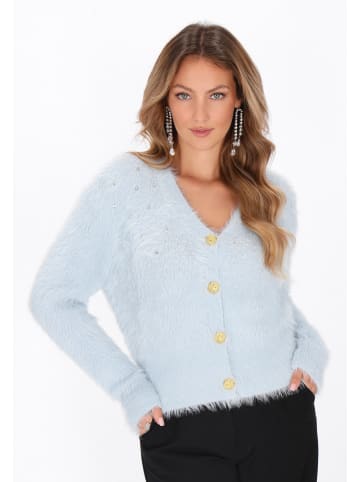 faina Women Cardigan in light blue