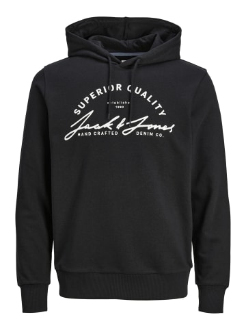 Jack & Jones Kapuzenpullover in schwarz