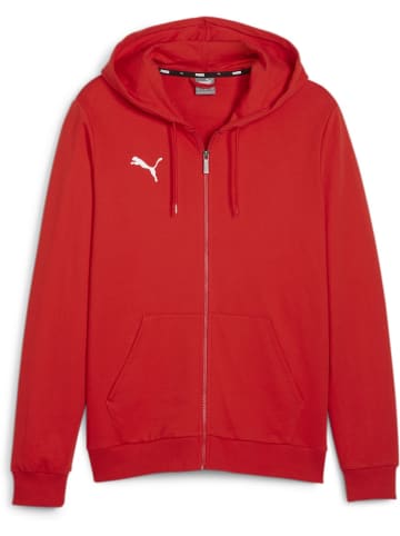 Puma Hoodie "TeamGoal CasuaLongsleeve Hooded Jacket" in Rot