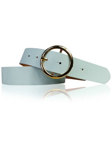 FRONHOFER Ledergürtel in Aqua