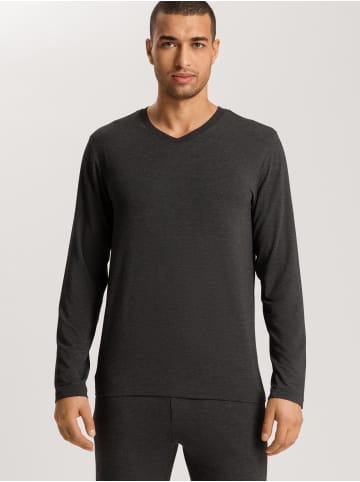 Hanro Longsleeve Casuals in caviar
