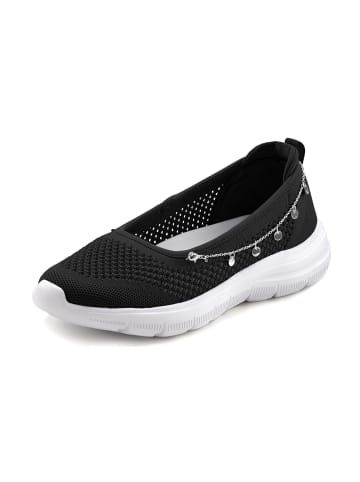 LASCANA Sneaker in schwarz