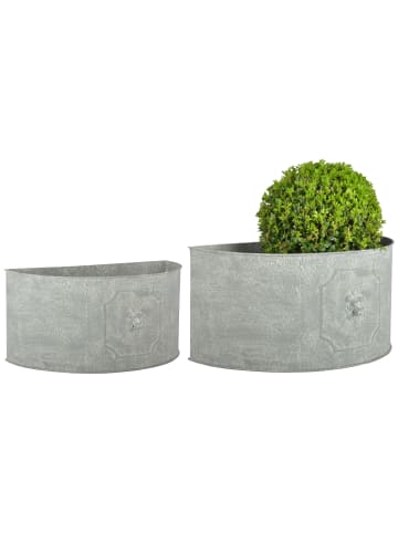 Esschert Design Blumentopf in grau