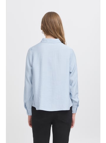 ICHI Hemd langarm IXWILMA Regular fit in Cashmere Blue