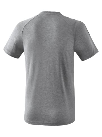 erima Essential 5-C T-Shirt in grau melange/schwarz