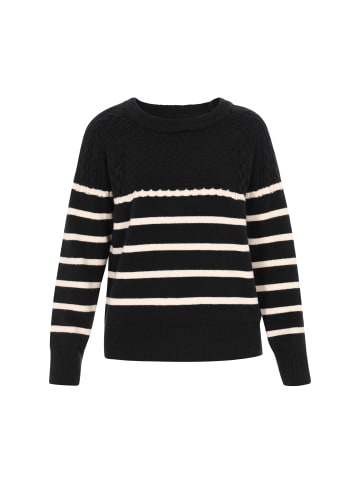 DreiMaster Maritim Sweater in black offwhite