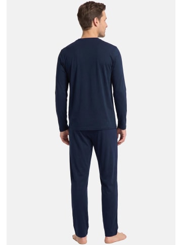 Hanro Schlafanzug Night & Day in Deep navy