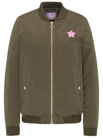 myMo Winterjacke in Militär Oliv