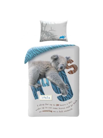 COFI 1453 Animal Planet Bettwäsche Set aus Baumwolle Bettdeckenbezug 140 × in Schwarz