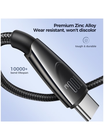 Joyroom Joyroom Pioneer Series SA31 AC6 USB-A USB-C Kabel 100 W 1.2mm