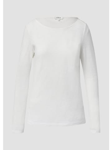 s.Oliver T-Shirt in 0210_ecru