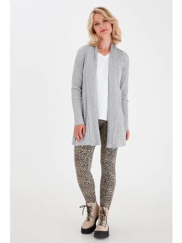 Fransa Strickjacke FRZubasic Tight fit in Light grey melange