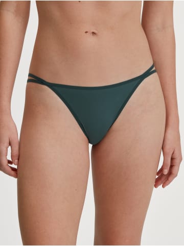 Calida Tangaslip in deep emerald green
