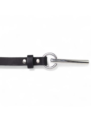 FRONHOFER Ledergürtel in Schwarz