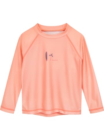 Playshoes UV-Schutz Shirt 1/1-Arm Surfbrett Palme in altrosa