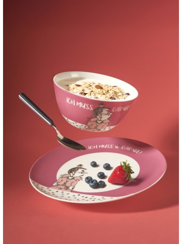 Goebel Schale " Freundlieb - Ich muss gar nix " in Pink