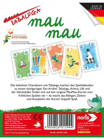 Noris Tabaluga Mau Mau Kartenspiel in mehrfarbig