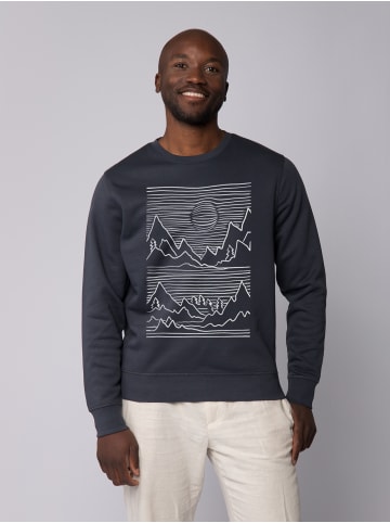 wat? Apparel Sweatshirt Mountains in India Ink Grey