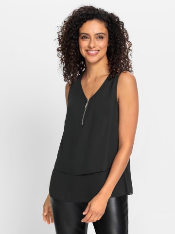 WITT WEIDEN Ärmellose Bluse in schwarz