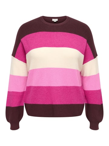 ONLY Carmakoma Strickpullover in Fudge