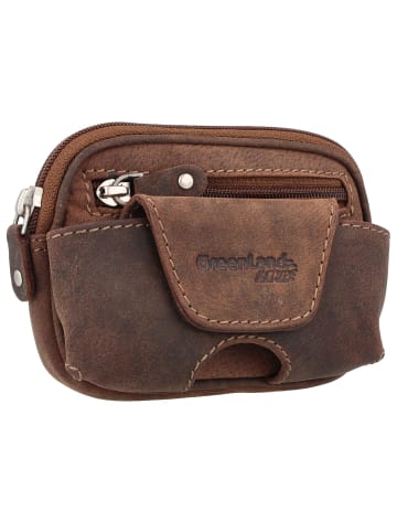 Greenland Nature Montana Gürteltasche Leder 13 cm in braun