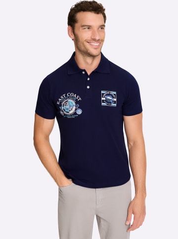 WITT WEIDEN Kurzarm-Poloshirt in marine