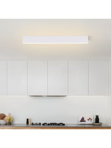 ZMH LED Deckenleuchte in weiß 17W Modern Dimmbar L 53.6CM Lang Bürolampe