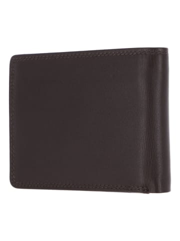 Golden Head Polo Geldbörse RFID Schutz Leder 12 cm dunkelbraun