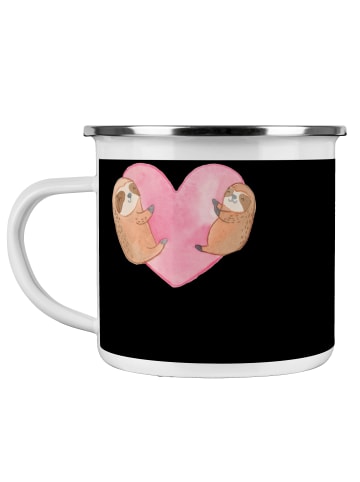 Mr. & Mrs. Panda Tasse Verlobungsfeier ZuMenschmen mit Spruch in Schwarz