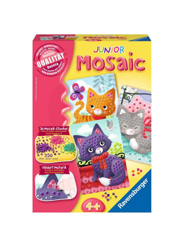 Ravensburger Beschäftigungsspiel Mosaic Junior Cats 4-99 Jahre in bunt